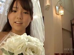 Young busty Japanese bride in entitling - Big Asian tits fetish